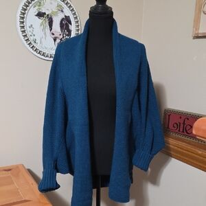 Elegant Teal Women's Cardigan